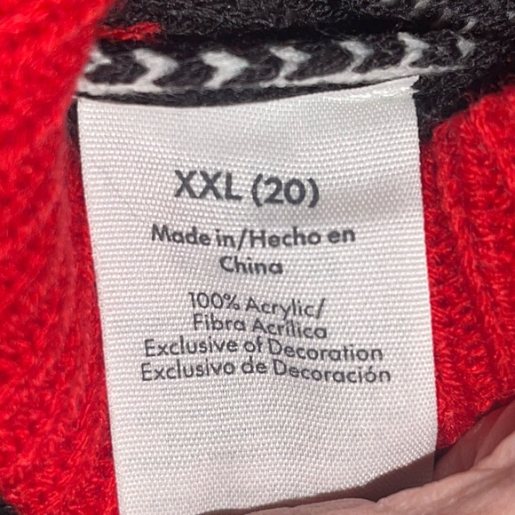 NWT-No Boundaries Christmas Sweater. Size XXL (20) - Picture 7 of 8